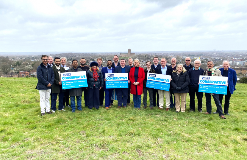 Candidates with Angela Richardson MP