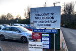 Entrance to Millbrook car park